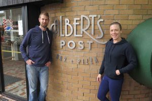 Steve and Anna Gough run the new Albert's Post restaurant