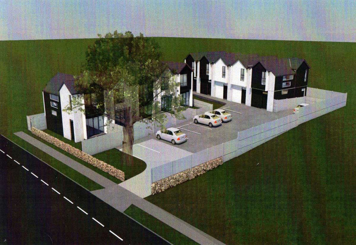 10 new townhouses in place of old Allendale Rd bungalow Mt Albert Inc