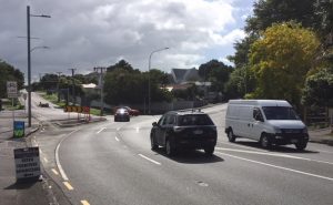 Asquith Ave intersection with New North Rd in Mt Albert