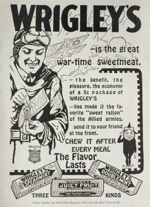 Wrigleys chewing gum