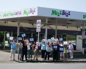 MARA members protest over proposed liquor store