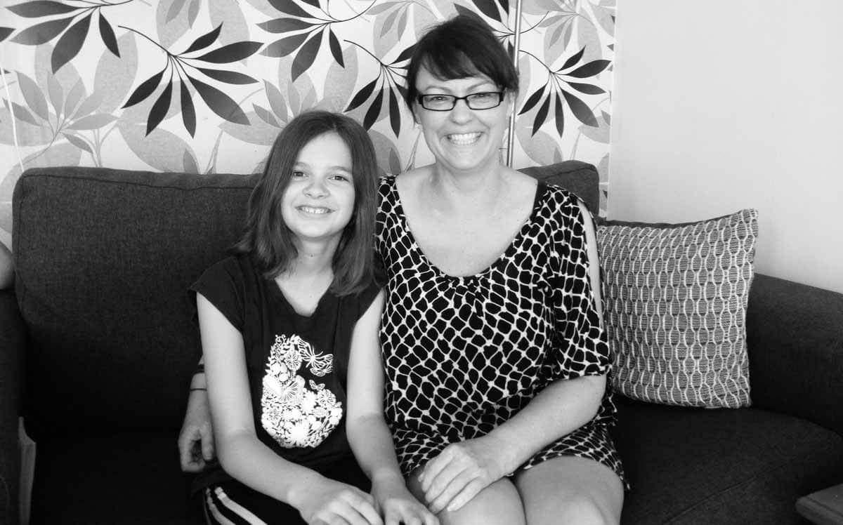 Angela Love with daughter Lucy Lucy Frost with mum Angela Love at their Mt Albert home.