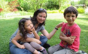 Debra Bellon with children