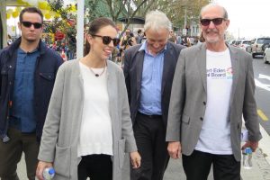 Jacinda Ardern at Mt Albert village