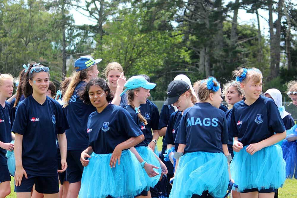 Mags students at the school junior competition. Picture Mags Mt Albert Grammar students at the school junior competition