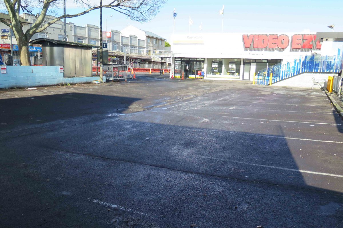 The Mt Albert town centre carpark