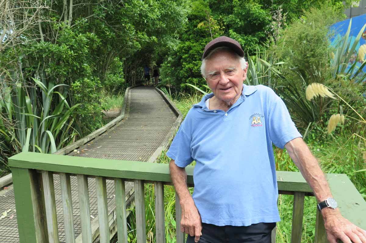 Ray Clements, the MAGS teacher who was the architect of the treeway that carfries his name