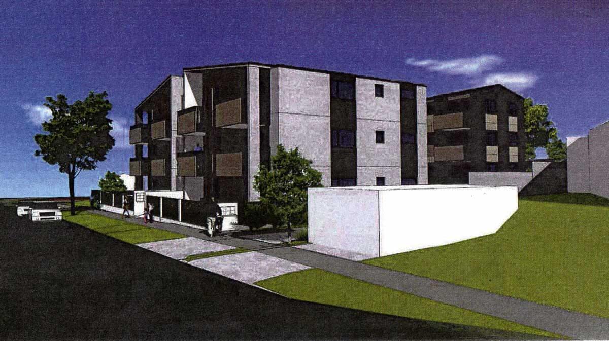 An artist’s drawing of Housing NZ’s new Segar Ave development Housing NZ's new development at Segar Ave